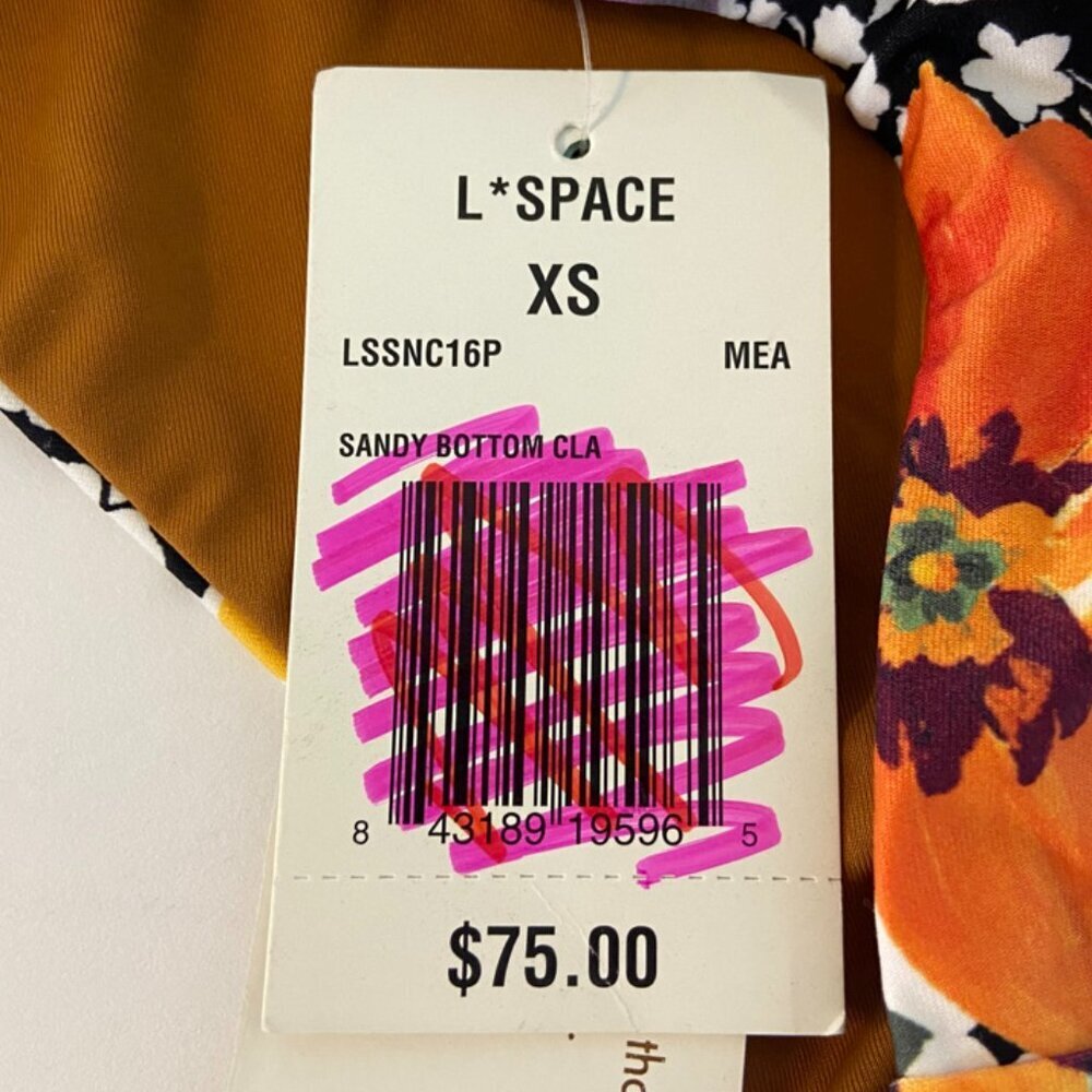 NWT L*Space Meadow Sandy Sweet Floral Bikini Bottom - Picture 8 of 11